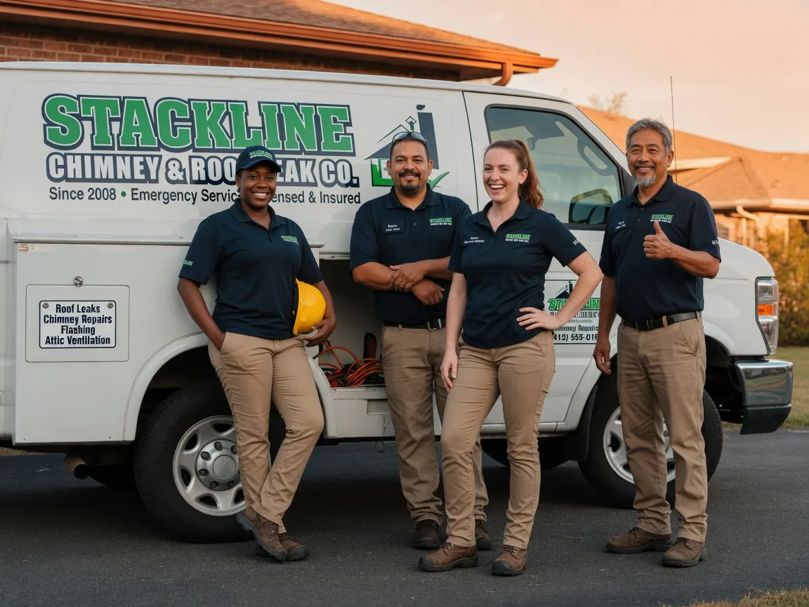 Chimney flashing repair company in Fountainville, PA